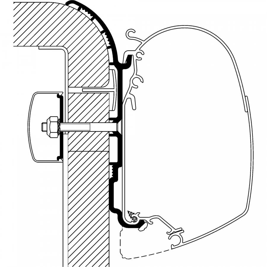 Artikelbild 1 des Artikels “Adapter für Bürstner zu TO Serie 5 und 8 “